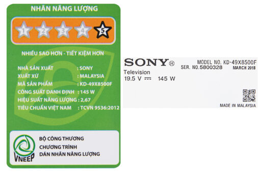 Android Tivi Sony 4K 49 inch KD-49X8500F/S