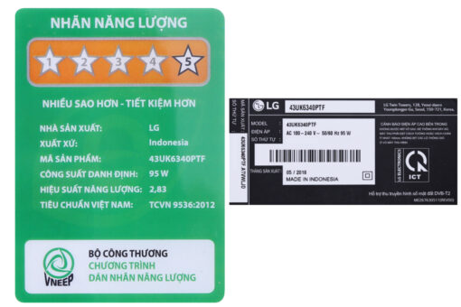 Smart Tivi LG 4K 43 inch 43UK6340PTF