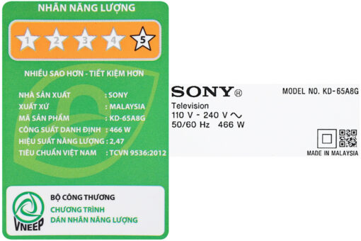 Android Tivi OLED Sony 4K 65 inch KD-65A8G