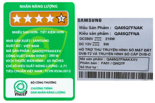 Smart Tivi QLED Samsung 4K 65 inch QA65Q7FN
