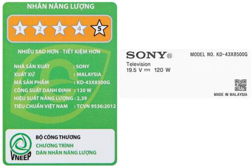 Android Tivi Sony 4K 43 inch KD-43X8500G/S