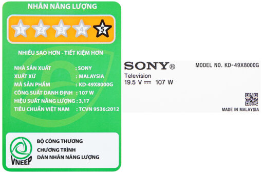 Android Tivi Sony 4K 49 inch KD-49X8000G