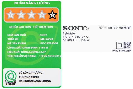 Android Tivi Sony 4K 55 inch KD-55X8500G/S