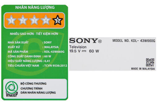 Smart Tivi Sony 43 inch KDL-43W660G/Z
