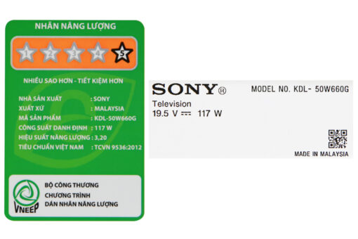 Smart Tivi Sony 50 inch KDL-50W660GZ
