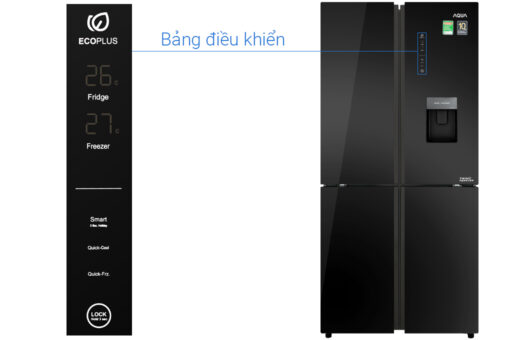 Tủ lạnh Aqua Inverter 456 lít AQR-IGW525EM GB
