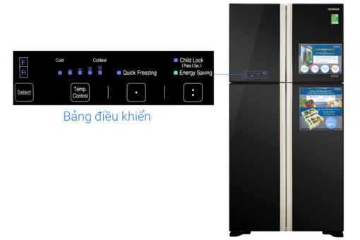 Tủ lạnh Hitachi Inverter 509 lít R-FW650PGV8 GBK