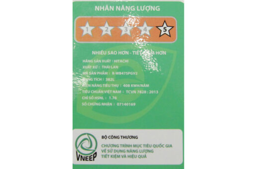 Tủ lạnh Hitachi Inverter 382 lít R-WB475PGV2 GBK