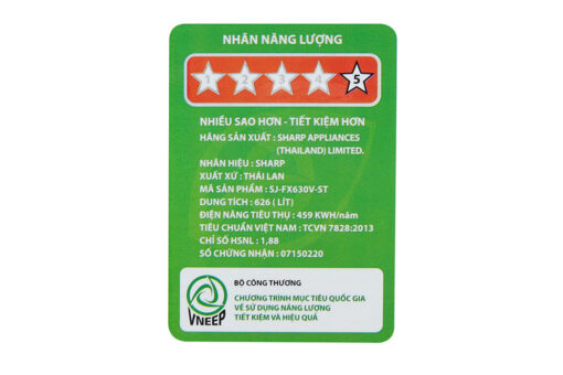Tủ lạnh Sharp Inverter 556 lít SJ-FX630V-ST