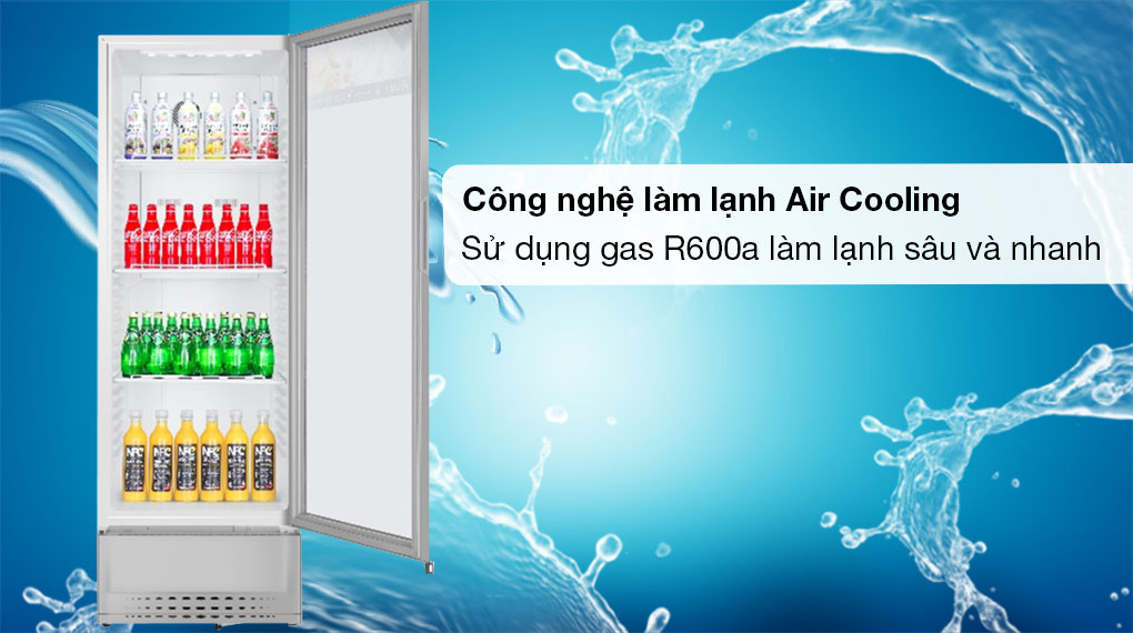 Làm lạnh sâu - Tủ mát Aqua 215 Lít AQS-AF340N Làm lạnh sâu - Tủ mát Aqua 215 Lít AQS-AF340N