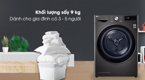 Máy sấy LG 9 Kg DVHP09B