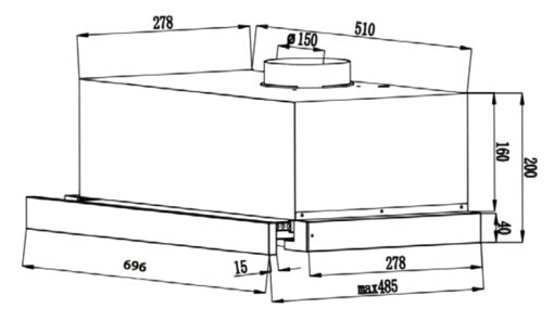 Máy hút mùi Canzy 70cm CZ-70WRH