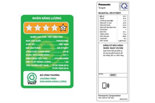 Tủ lạnh Panasonic Inverter 621 lít PRIME+ Edition Multi Door NR-XY680YMMV