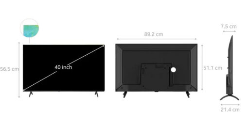 Google Tivi Coocaa Full HD 40 inch 40Z73
