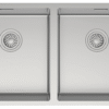 Chậu rửa Inox 2 hố Hafele 87cm HS24-SSN2S-870 567.24.437