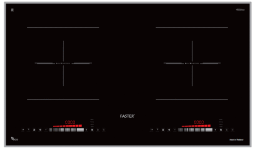 Bếp từ 2 vùng nấu Inverter Faster FS 982IPRO Seri 8