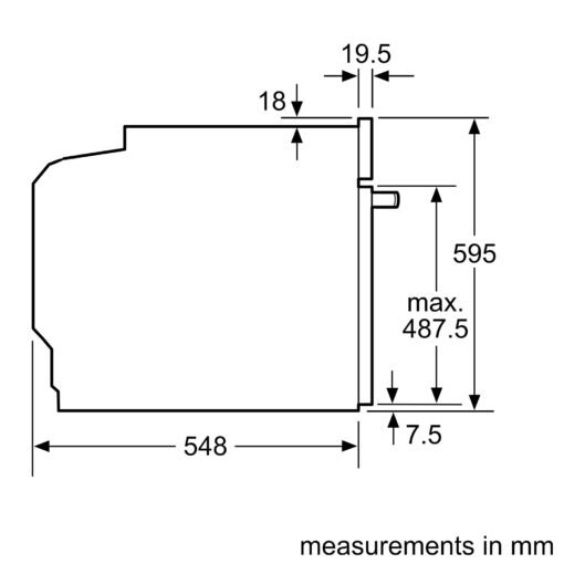 Lò nướng âm tủ Serie 8 Bosch HBG7741B1