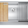 Chậu rửa Konox 2 hố Workstation Sink Apron 80cm KN8051AS Retta