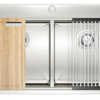 Chậu rửa Konox 2 hố Workstation Sink Topmount 88cm KN8850TD
