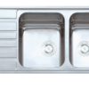Chậu rửa Konox 2 hố European sink Artusi 116cm KS11650 1D bàn trái