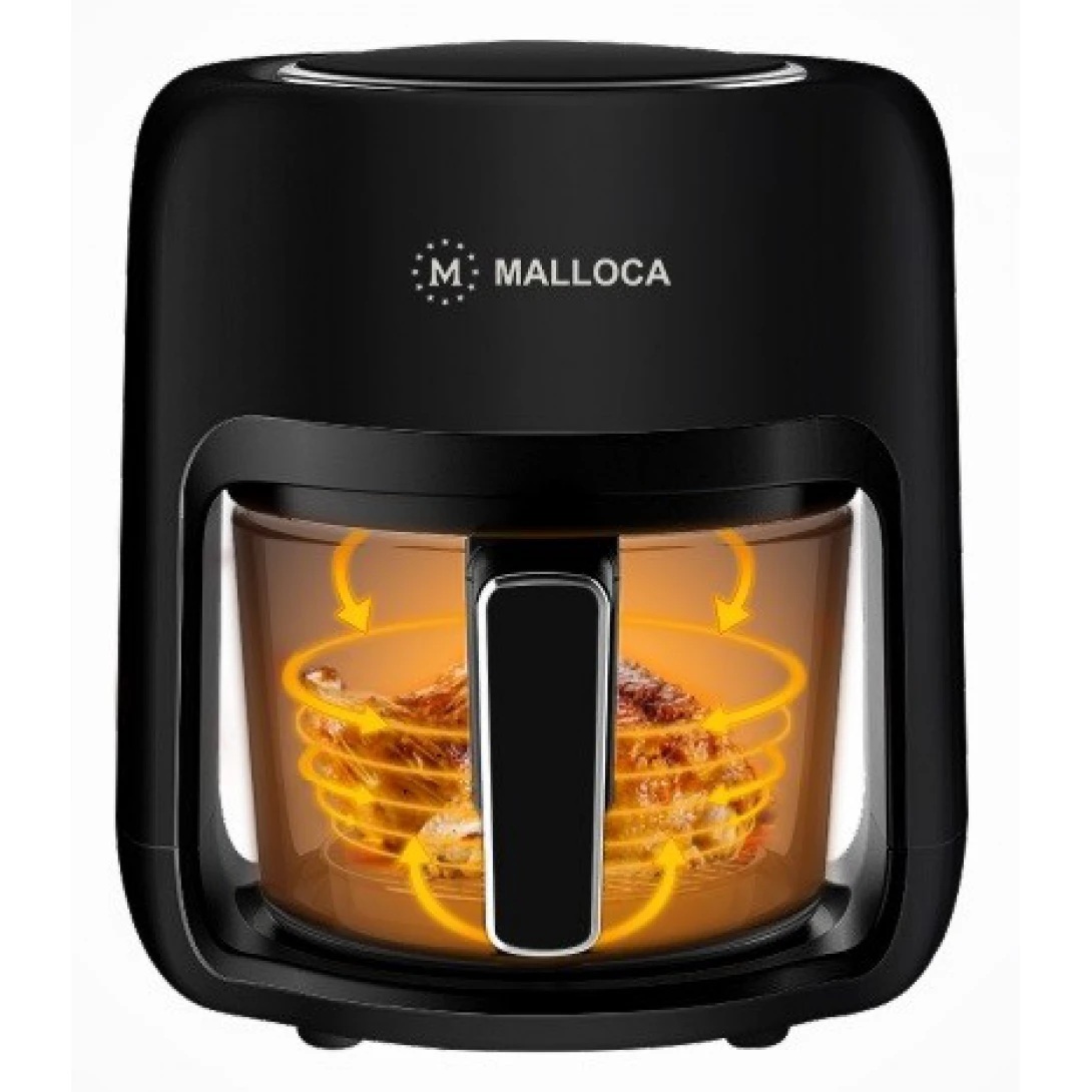 Nồi chiên không dầu thủy tinh 2,5lít Malloca MAF-25B
