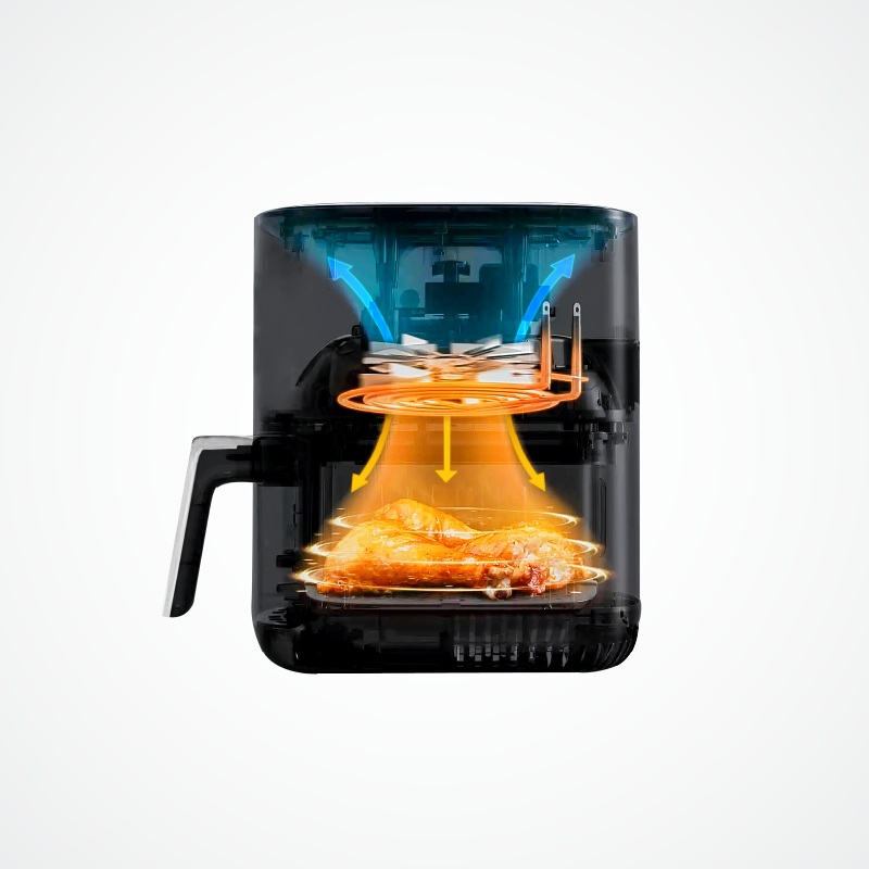 Nồi chiên không dầu thủy tinh 2,5lít Malloca MAF-25B