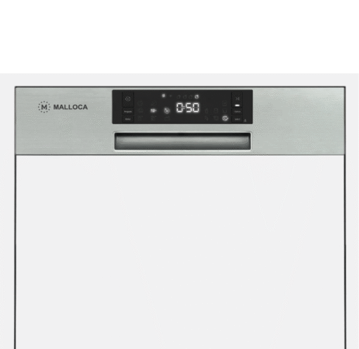 Máy rửa chén bát bán âm tủ Malloca 14 bộ MDW14-S08SI