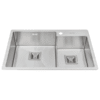 Chậu rửa Inox 2 hố lệch 73cm Malloca MS 620T
