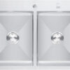 Chậu rửa 2 hố Roslerer 72cm RL04-7245 Nano Cân