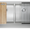 Chậu rửa Konox 2 hố Workstation Sink Apron 87cm KN8751DA Retta
