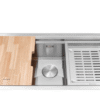 Chậu rửa 1 hố Inox 78cm Malloca Slide MS 781