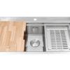 Chậu rửa 1 hố Inox 86cm Malloca Slide MS 861