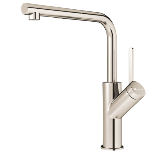 Vòi rửa Konox dây rút Artan Nickel nóng lạnh