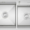 Chậu rửa 2 hố lệch Faster FS 8245HSS Inox SUS304