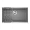 Chậu rửa Konox 76cm Granite Sink Naros 760S Grey