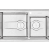 Chậu rửa inox 2 hố lệch 82cm Malloca MS 5082W