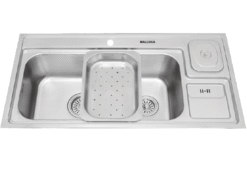 Chậu rửa Inox 2 hố Malloca 98cm MS 8809 N
