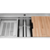 Chậu rửa 2 hố 86cm Inox Malloca Slide MS 862