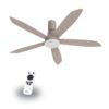 Quạt trần 5 cánh GCool Copter 05 Plus RL nâu