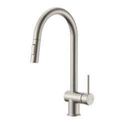 Vòi rửa Kluger dây rút nóng lạnh Nickel KLF0008SS