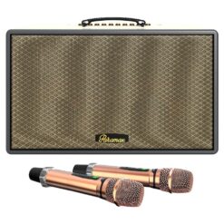 Loa xách tay Paramax Saga Cream bass 20cm 300W kèm 2 micro