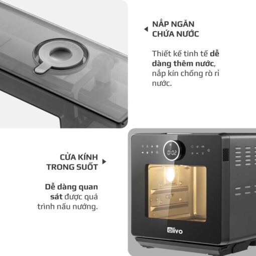 Nồi chiên hơi nước Olivo SF16 PRO 16 lít