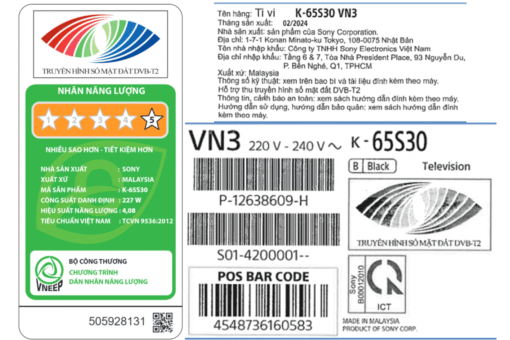 Google Tivi Sony 4K 65 inch K-65S30