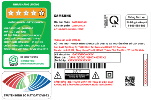 Smart Tivi QLED 4K 75 inch Samsung QA75Q80C