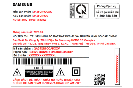 Smart Tivi Neo QLED 4K 55 inch Samsung 55QN90CA
