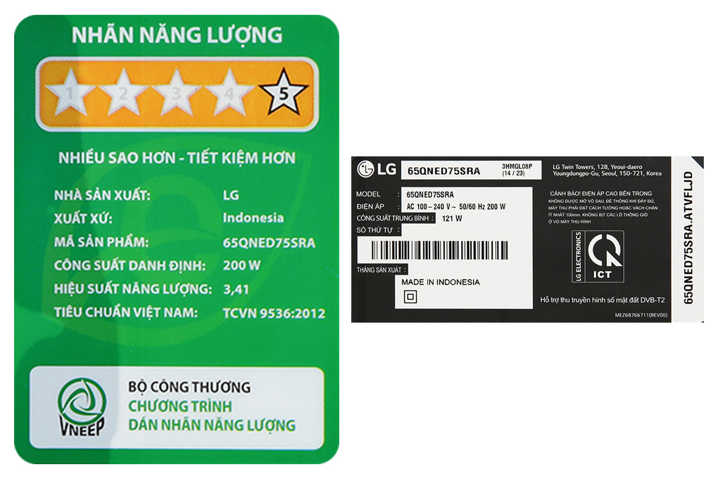 Smart Tivi QNED LG 4K 65 inch 65QNED75SRA