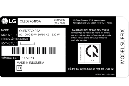Smart Tivi OLED LG 4K 77 inch 77C4PSA