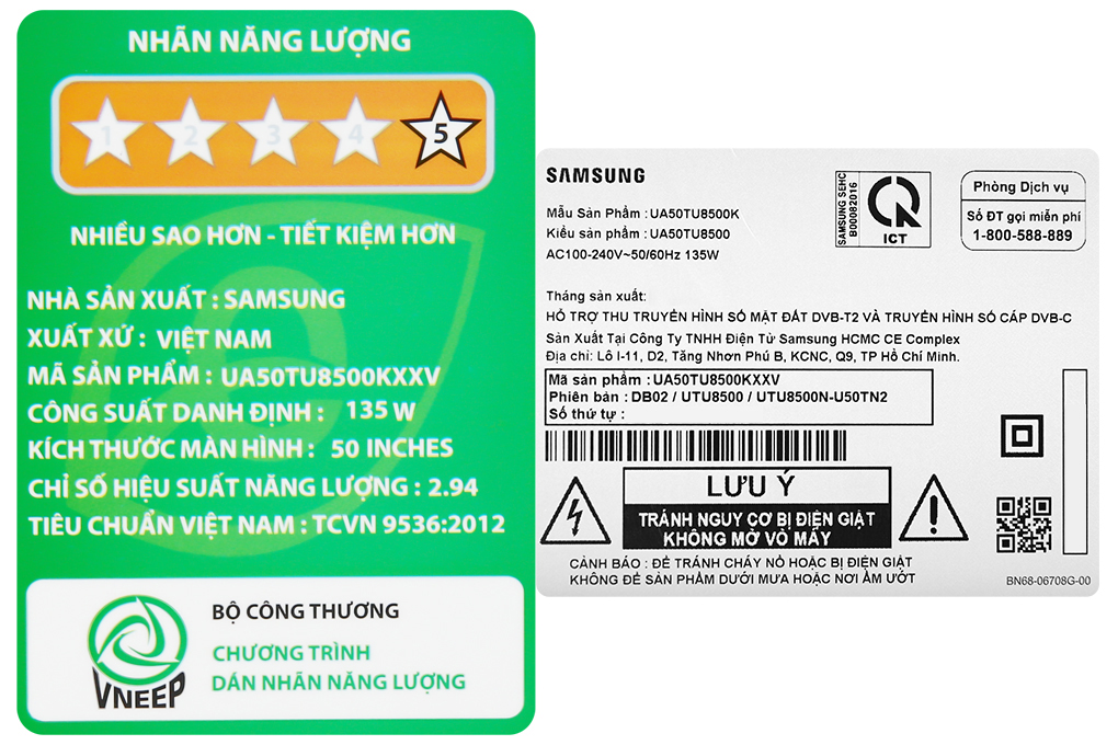 Smart Tivi Samsung 4K 50 inch 50TU8500