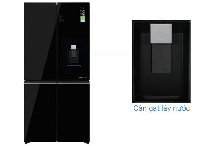 Tủ lạnh Aqua Inverter 469 lít Multi Door AQR-M536XA(WGB)