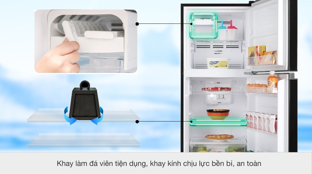 Tủ lạnh Toshiba Inverter 194 lít GR-A25VM(UKG1)